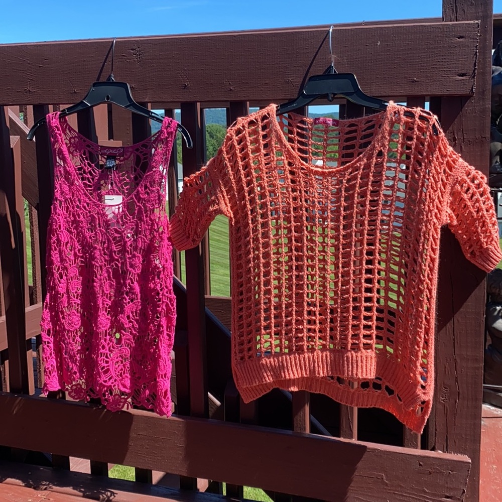 Two knit tops